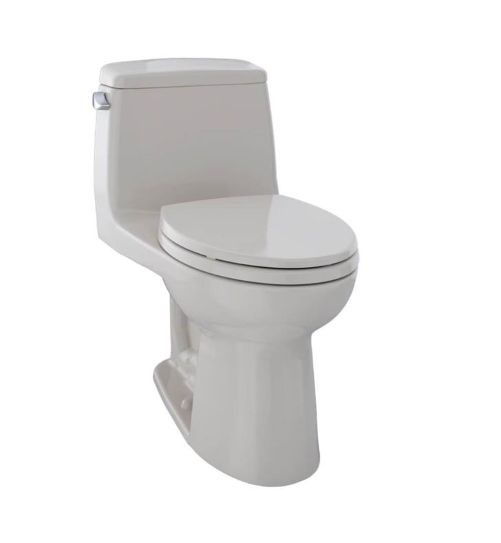 Ultamite 1-pc Elongated Toilet w/Seat in Sedona Beige 1.6 gpf