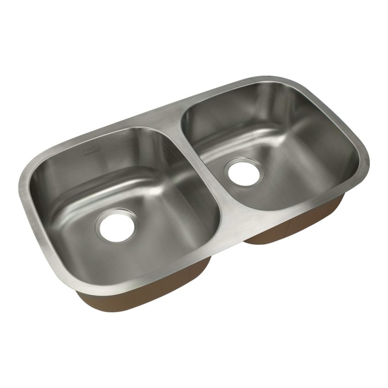 Classic 32-13/32x18-7/64x5" Stainless Steel Double Bowl Sink