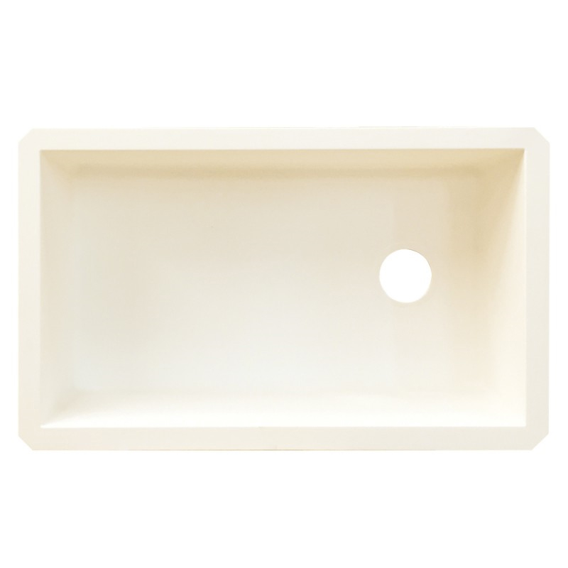 Radius 31-3/4x19-1/8x9-1/2" One Bowl Kitchen Sink in White