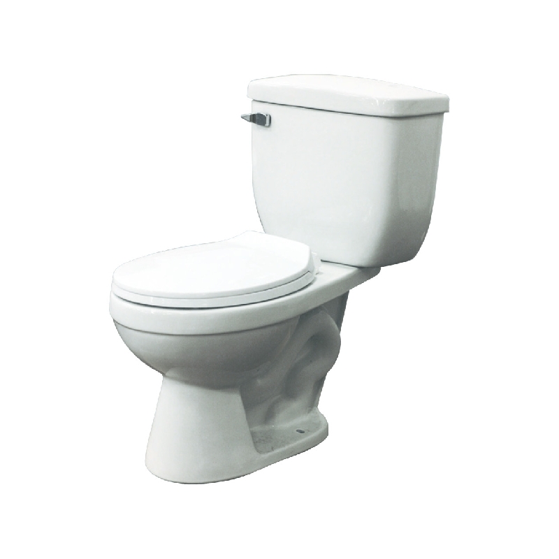 Madison All-In-One 2-pc Toilet Kit w/Seat Round White