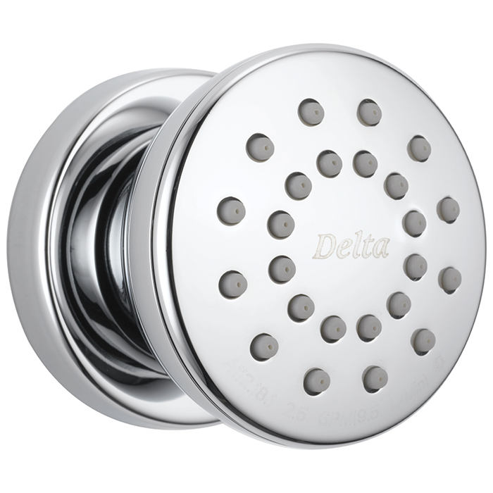 Classic Surface Mount Round Body Spray In Chrome
