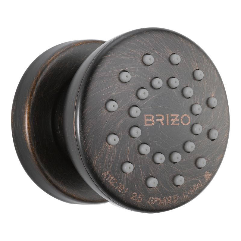 Brizo Essential Surface Mount Round Body Spray In Venetian Bronze