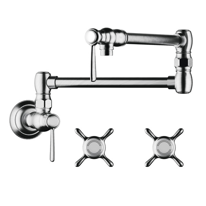 Axor Montreux Single Hole Wall Mount Pot Filler in Chrome