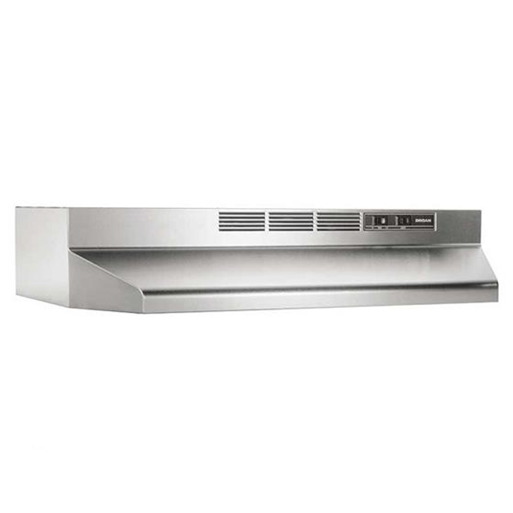 Under Cabinet Range Hood 30" Non-Vented 2-Speed Stainless Steel