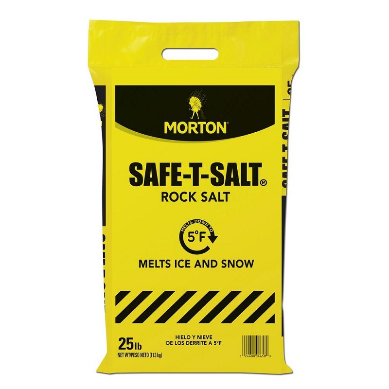 Rock Salt 25 Lb Bag Safe-T-Salt