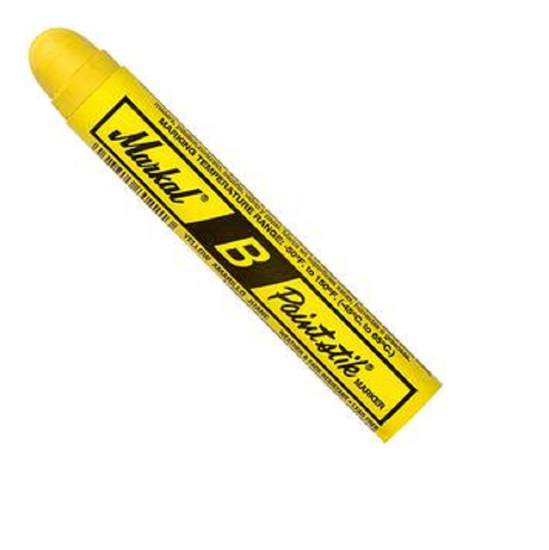 Paintstik B Yellow Solid Fluorescent 11/16" Dia X 4-3/4" Long