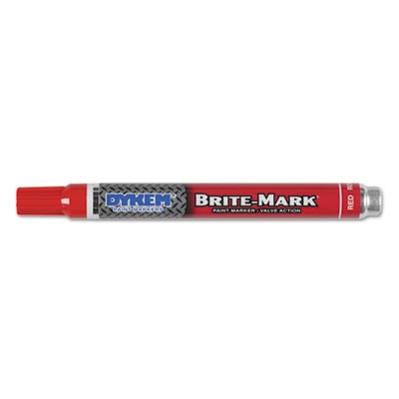 Paint Marker Medium Tip Red Valve Action Brite-Mark