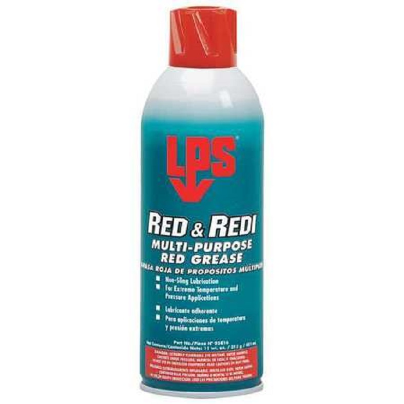 Red & Redi 11oz Multi-Purpose Red Grease Aerosol Spray