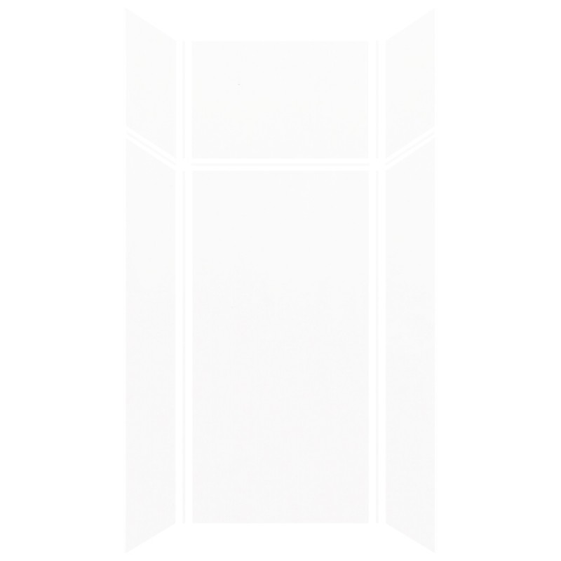 Expressions 36x36x96" Transition Wall Kit in White