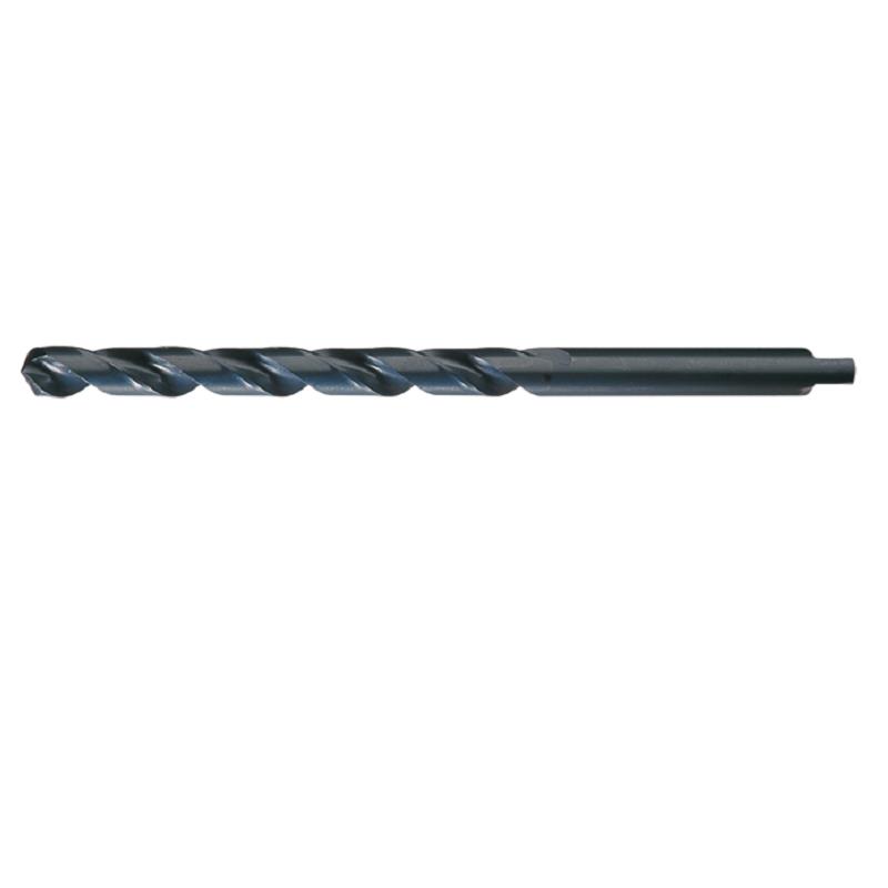General Purpose Taper Length Drill Automotive Tanged Shank 1/4" HSS Black Oxide 