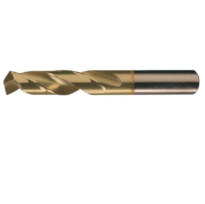Heavy Duty Screw Machine Length Drill 7/16" 135° P3 Split Point Cobalt TiN 