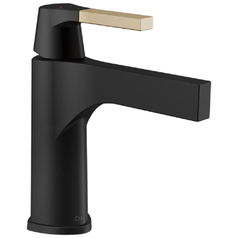 Zura Single Handle Lav Faucet In Black/Bronze