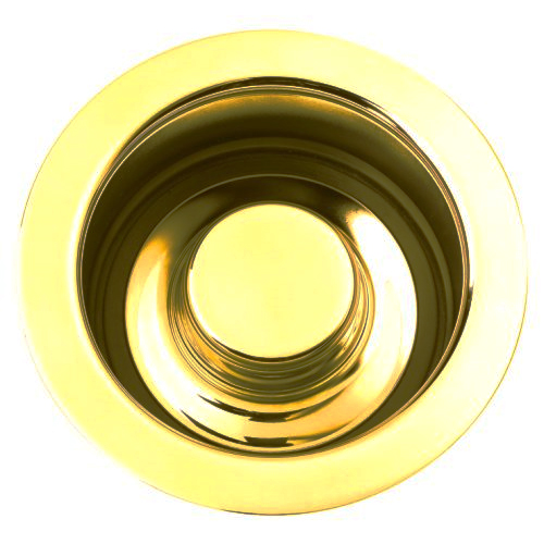 Disposal Rim w/Stopper Polished Brass