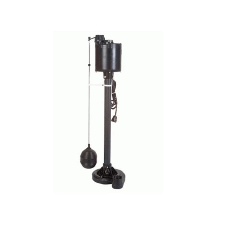 Cast Iron 1/3 HP Pedestal Sump Pump w/Vertical Float Switch