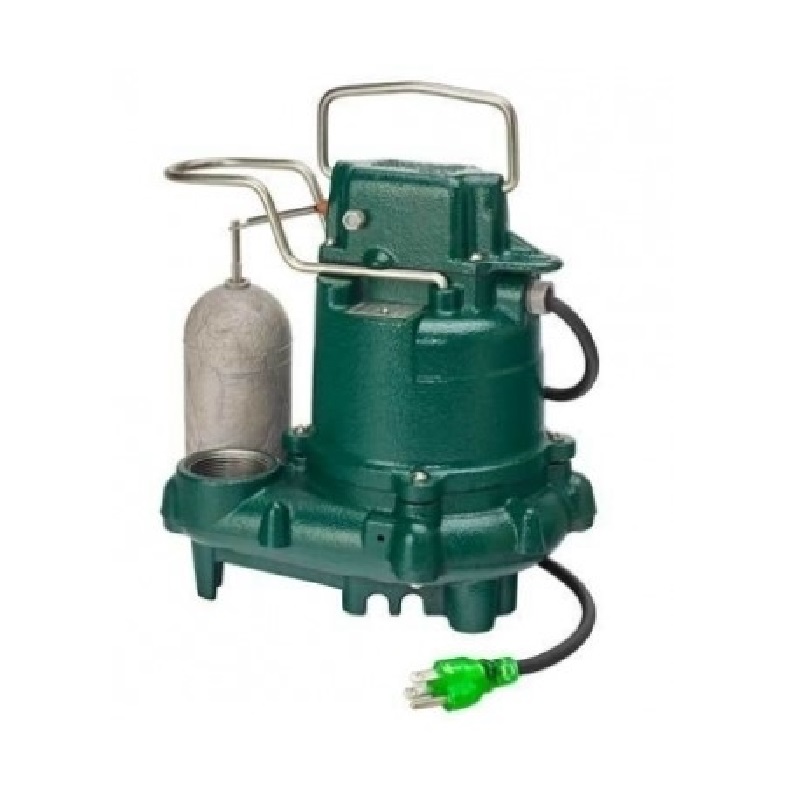 Premium Cast Iron 3/10 HP Submersible Sump Pump w/Vertical Float Switch