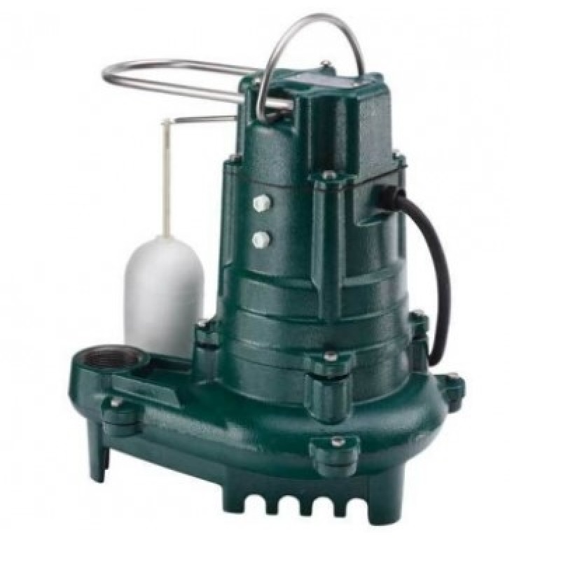 Cast Iron 1/2 HP Effluent Pump w/Vertical Float Switch