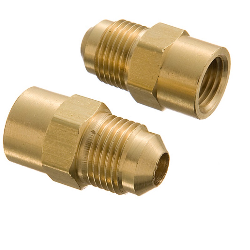 ADAPTER 1/4X1/8 BRASS FLAREXFPT 46X4