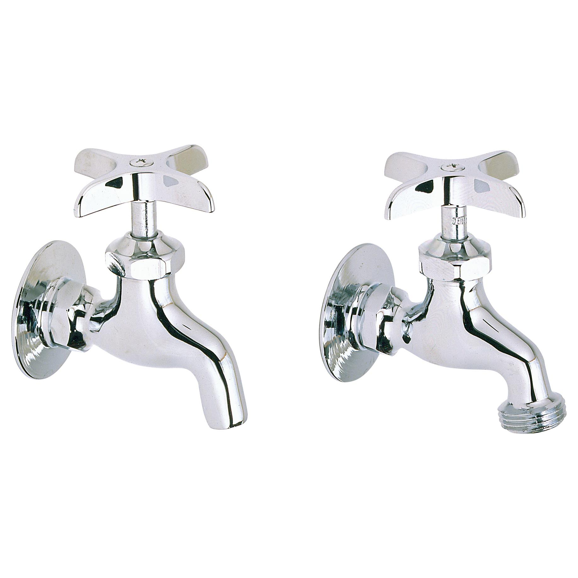 Wall Mount Service Sink Pair In Chrome