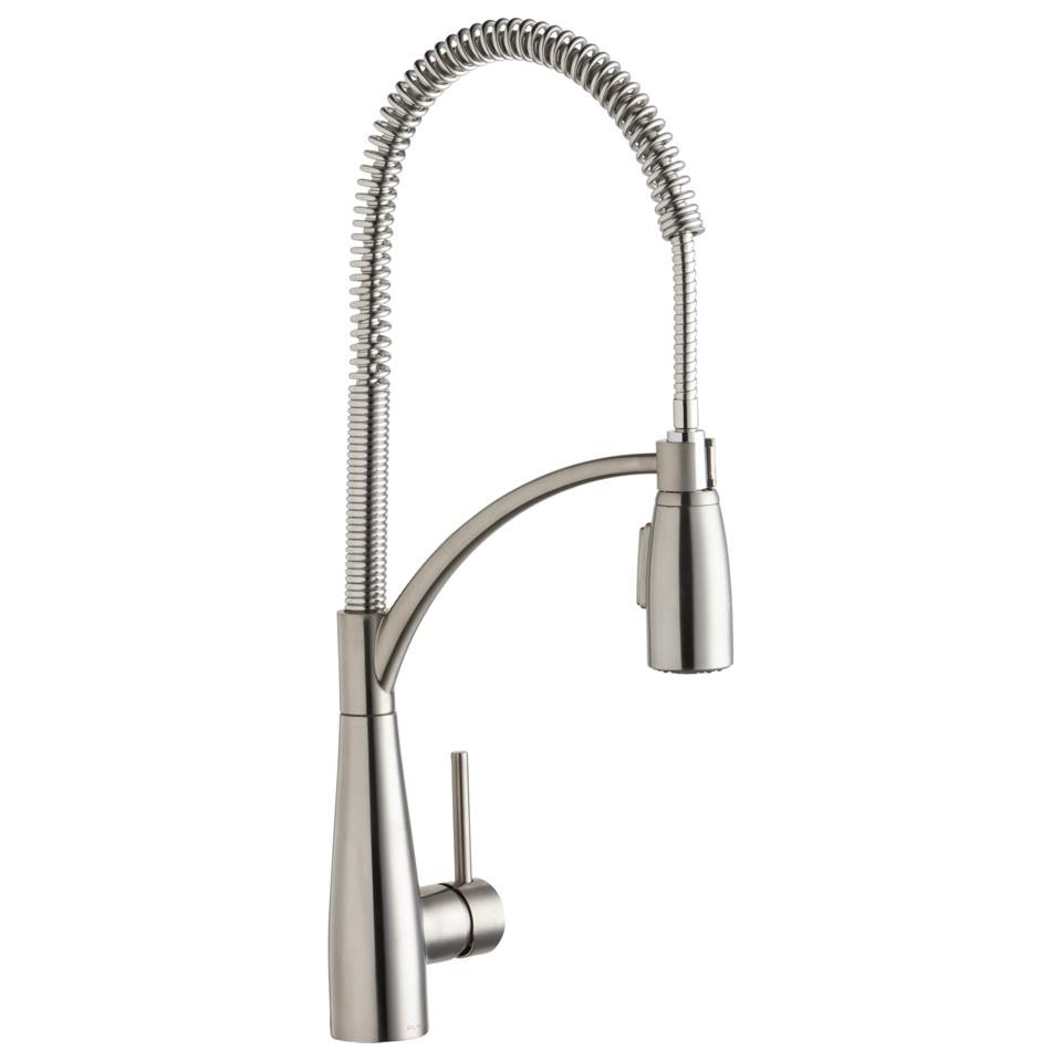 Avado Single Handle Pull-Out Spray Kitchen Faucet w/Semi-Professional Spout Lustrous Steel