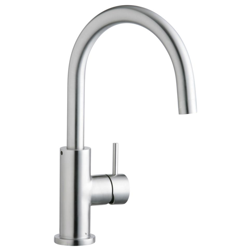 Allure Single Handle Kitchen Faucet Satin Stainless Steel
