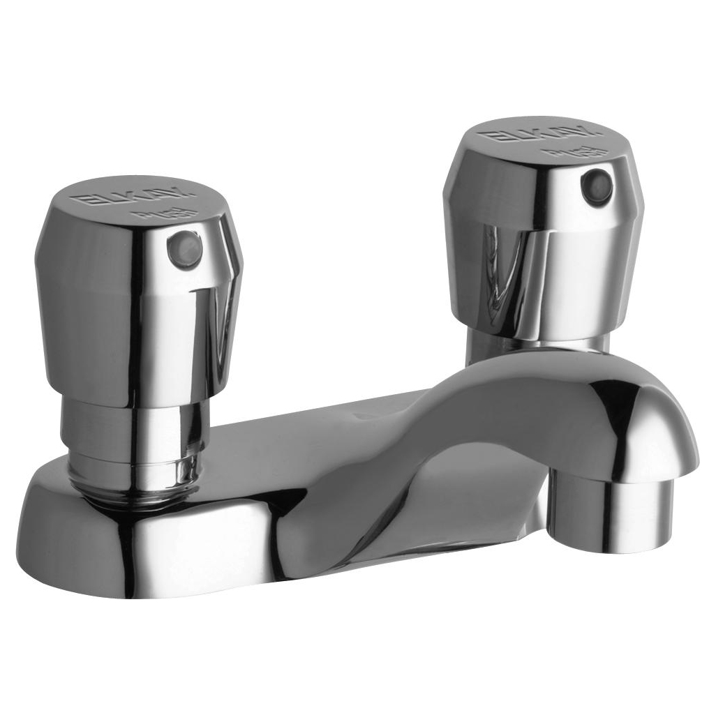 Metered Lavatory Faucet In Chrome