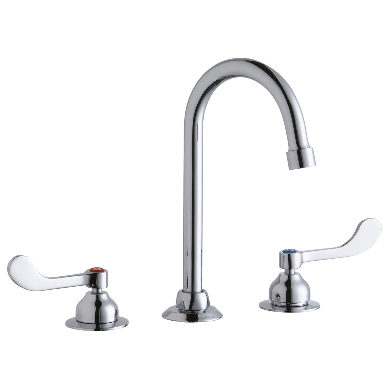 Commercial Kitchen Faucet w/8" Centers 1.5 gpm Concealed Deck in Chrome