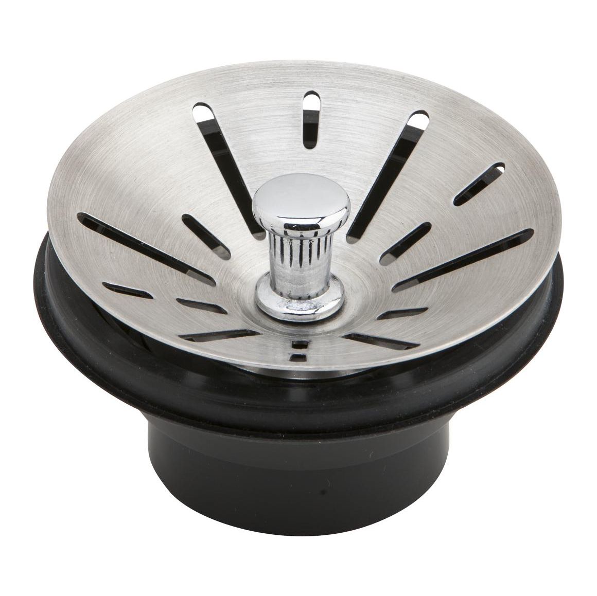 Disposal Stopper/Strainer for Perfect Drain or InSinkErator Disposal Satin Finish