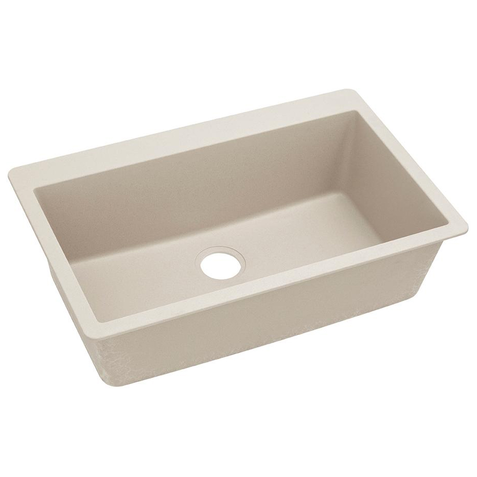 Quartz Classic 33x20-7/8x9-7/16" Single Bowl Sink in Bisque