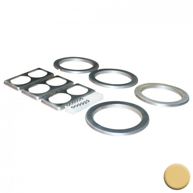 Jet Rings & Control Panel Overlays Trim Only Gold