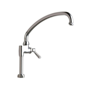 Adapta-Faucet Kitchen Integrated Faucet for Pre-Rinse Fittings Single Hole Full Flow in Chrome