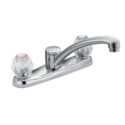 Chateau Widespread Kitchen Faucet in Chrome 12 pack