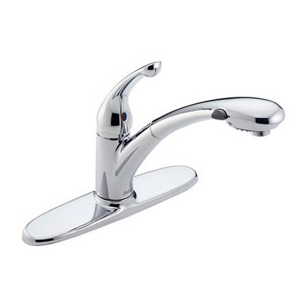 Signature Single Handle Pull-Out Kitchen Faucet Chrome