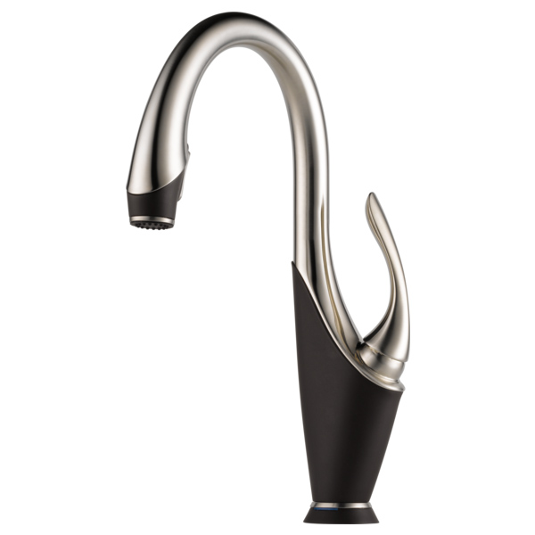 Brizo Vuelo SmartTouch Pull-Down Kitchen Fct in Bronze/Stainless