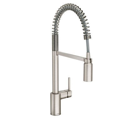 Align 1-Handle Spring Pulldown Kitchen Faucet, SR Stainless
