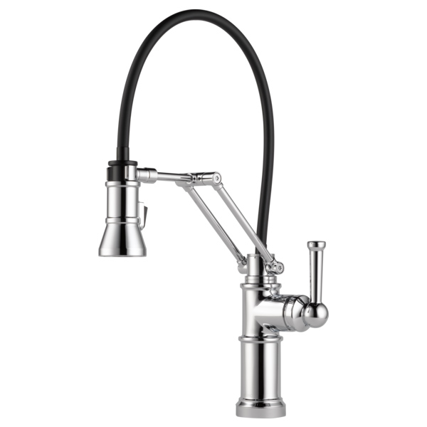 Brizo Artesso Articulating Kitchen Faucet in Chrome