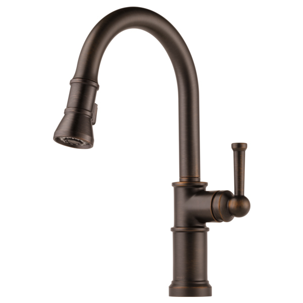 Brizo Artesso Single Hole Pull-Down Kitchen Fct in Bronze