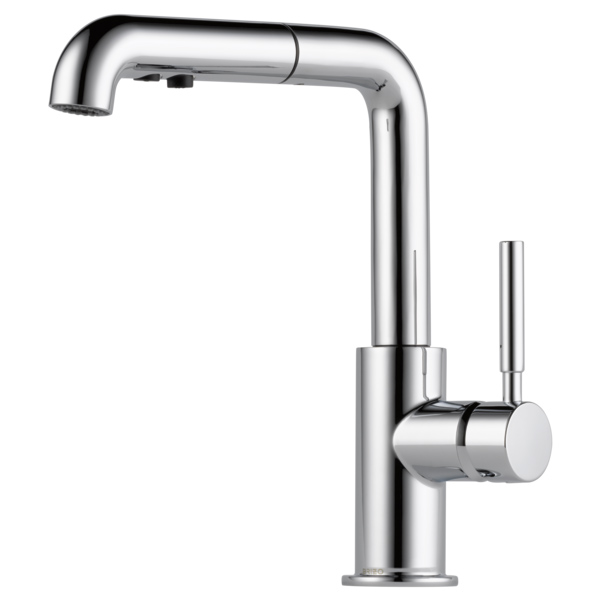 Brizo Solna Single Hole Pull-Out Kitchen Faucet in Chrome