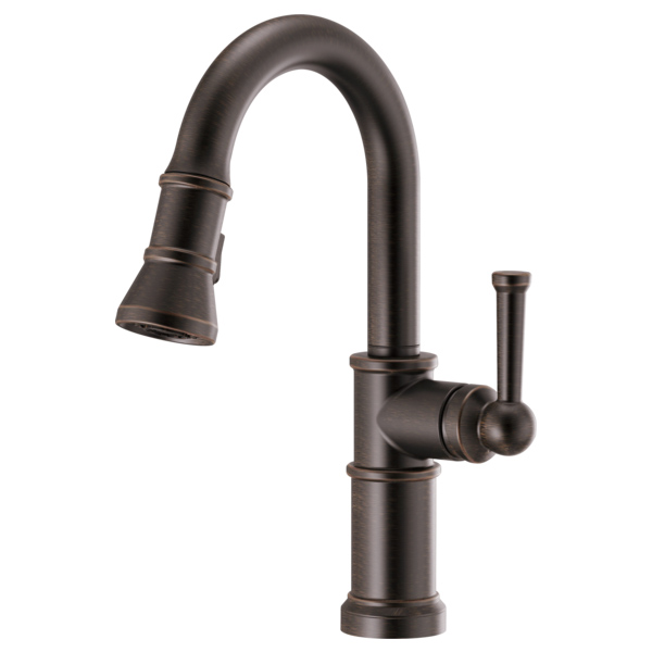 Brizo Artesso Single Hole Pull-Down Kitchen Fct in Bronze