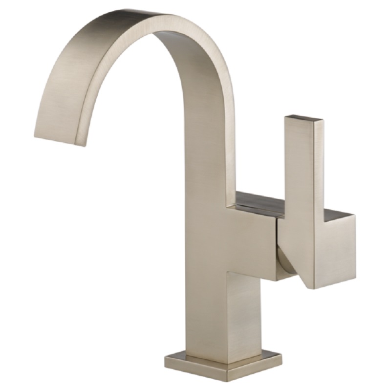 Brizo Siderna Single Hole Lavatory Faucet W/Lever-Handle In Brushed Nickel