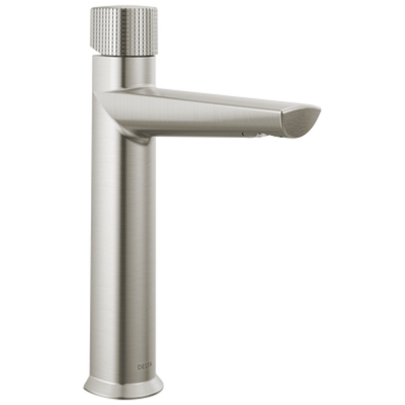 Galeon 1-Knob Hdl Mid-Height Vessel Faucet in Stainless