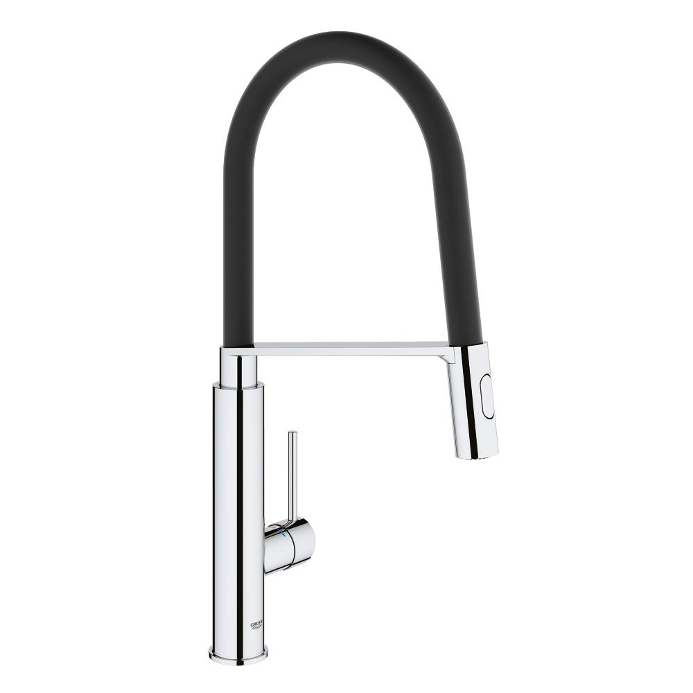 Concetto Single Handle Professional Kitchen Faucet Chrome