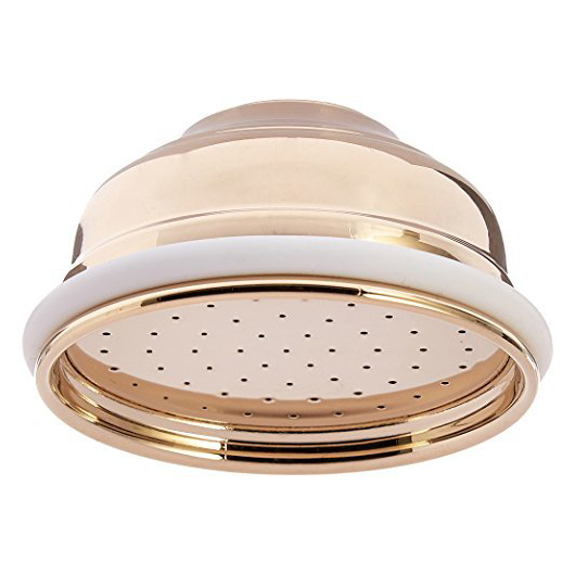 Perrin & Rowe Shower Rose Showerhead Replacement In English Gold