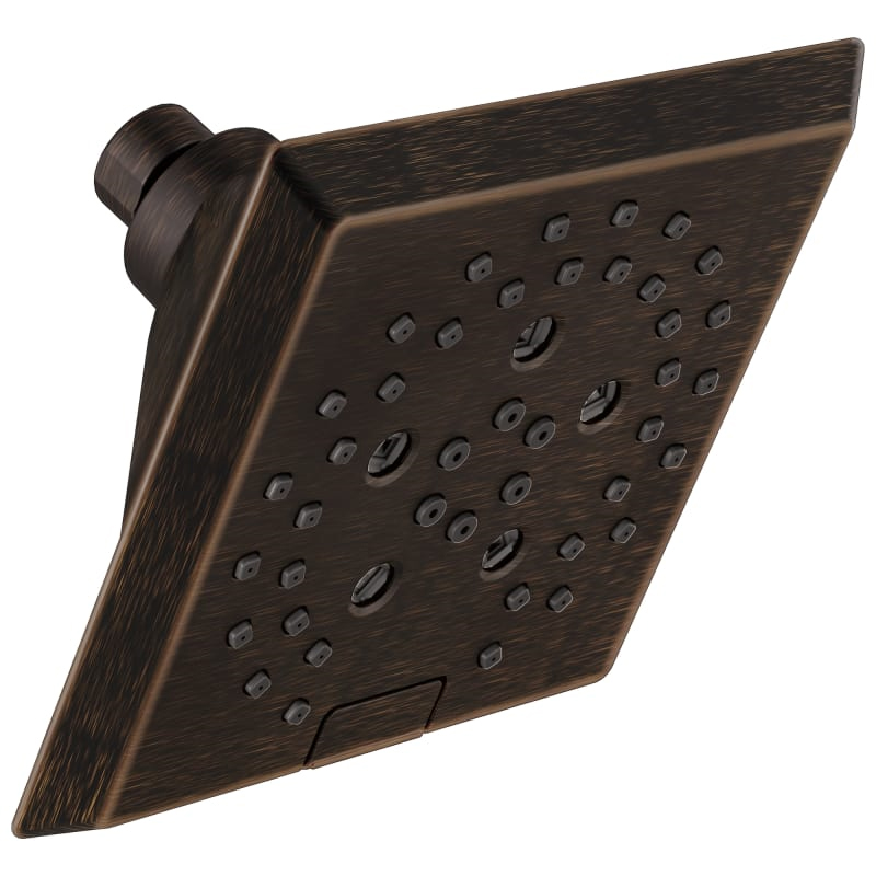 Angular Modern Multi-Function Showerhead In Venetian Bronze