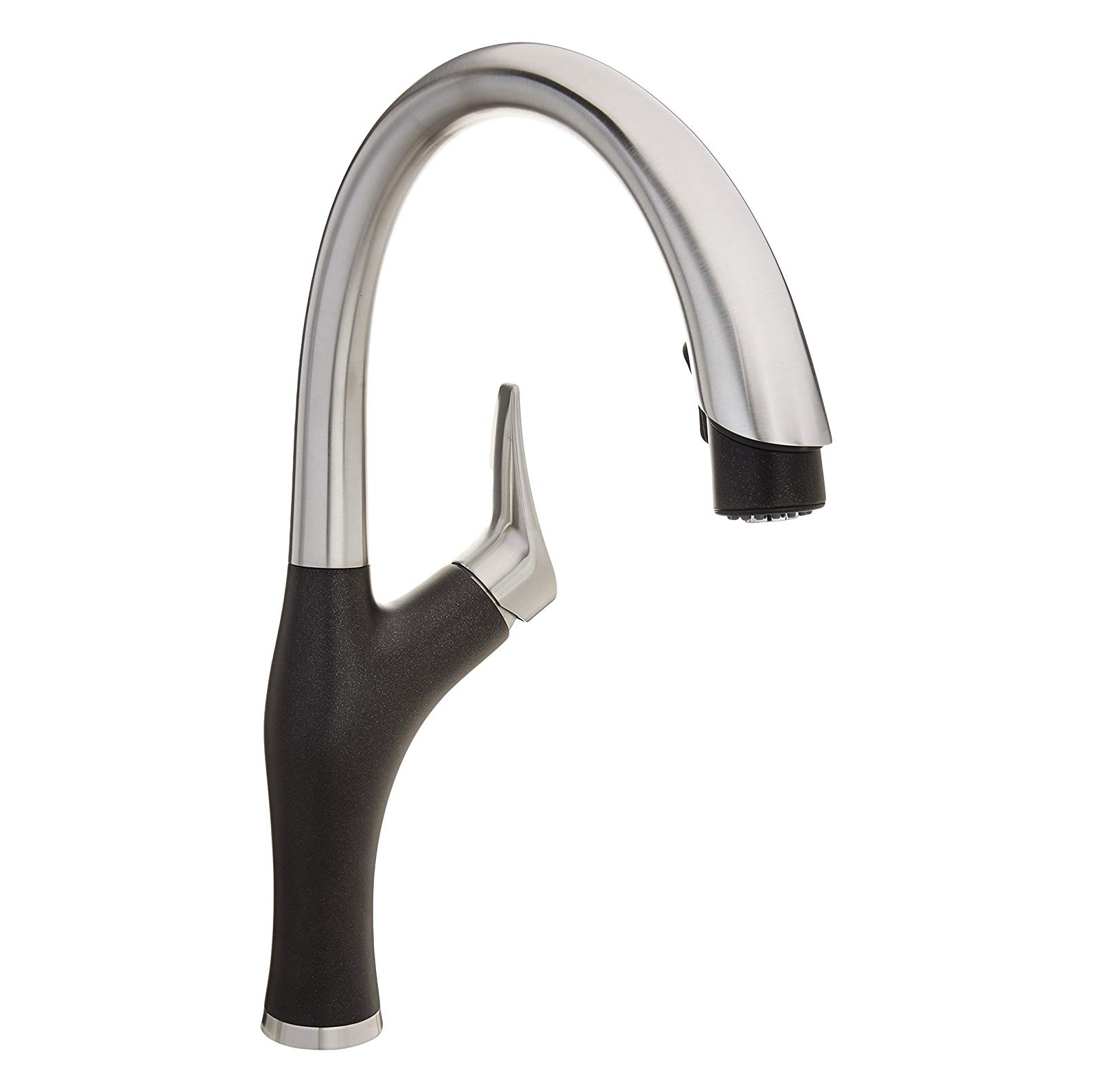 Artona Single Hole Pull-Down Fct in Anthracite/Stainless