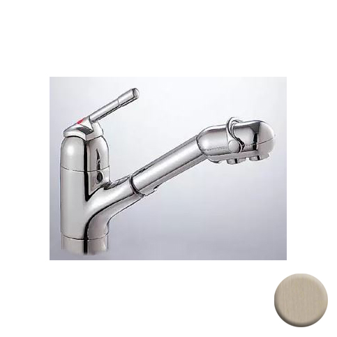 Single Handle Pull-Out Spray Kitchen Faucet Satin Nickel