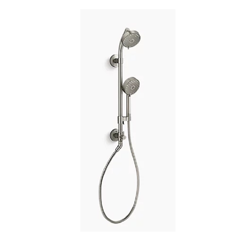 HydroRail-S Shower Kit W/Showerhead and Hand Shower In Polished Chrome
