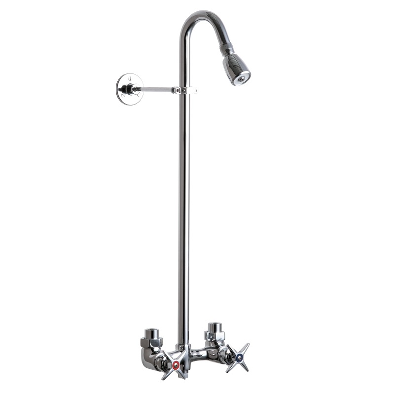 Commercial Shower System In Chrome