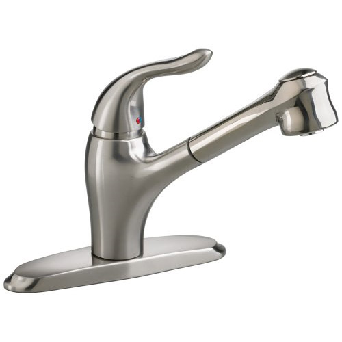 Lakeland Single Handle Pull Out Spray Kitchen Faucet in Stainless Steel