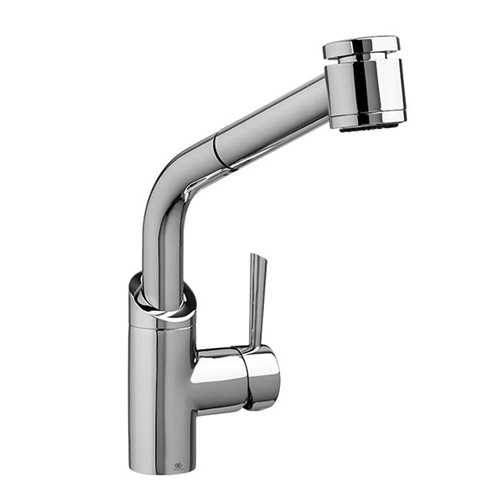 Fresno Single Handle Pull-Out Spray Kitchen Faucet Polished Chrome