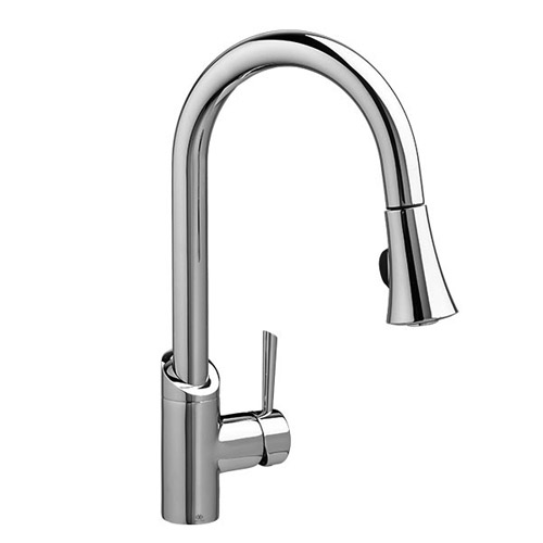 Fresno Single Handle Pull-Down Spray Kitchen Faucet Polished Chrome